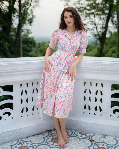 Whipped Cream Dress - Pink Floral