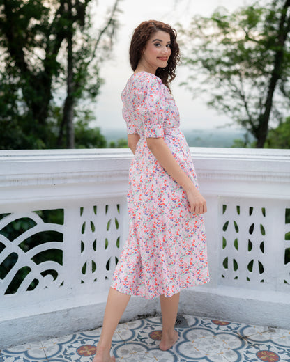Whipped Cream Dress - Pink Floral
