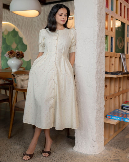 Whipped Cream Dress- Polka Dots