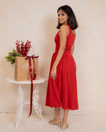Linea Dress In Red