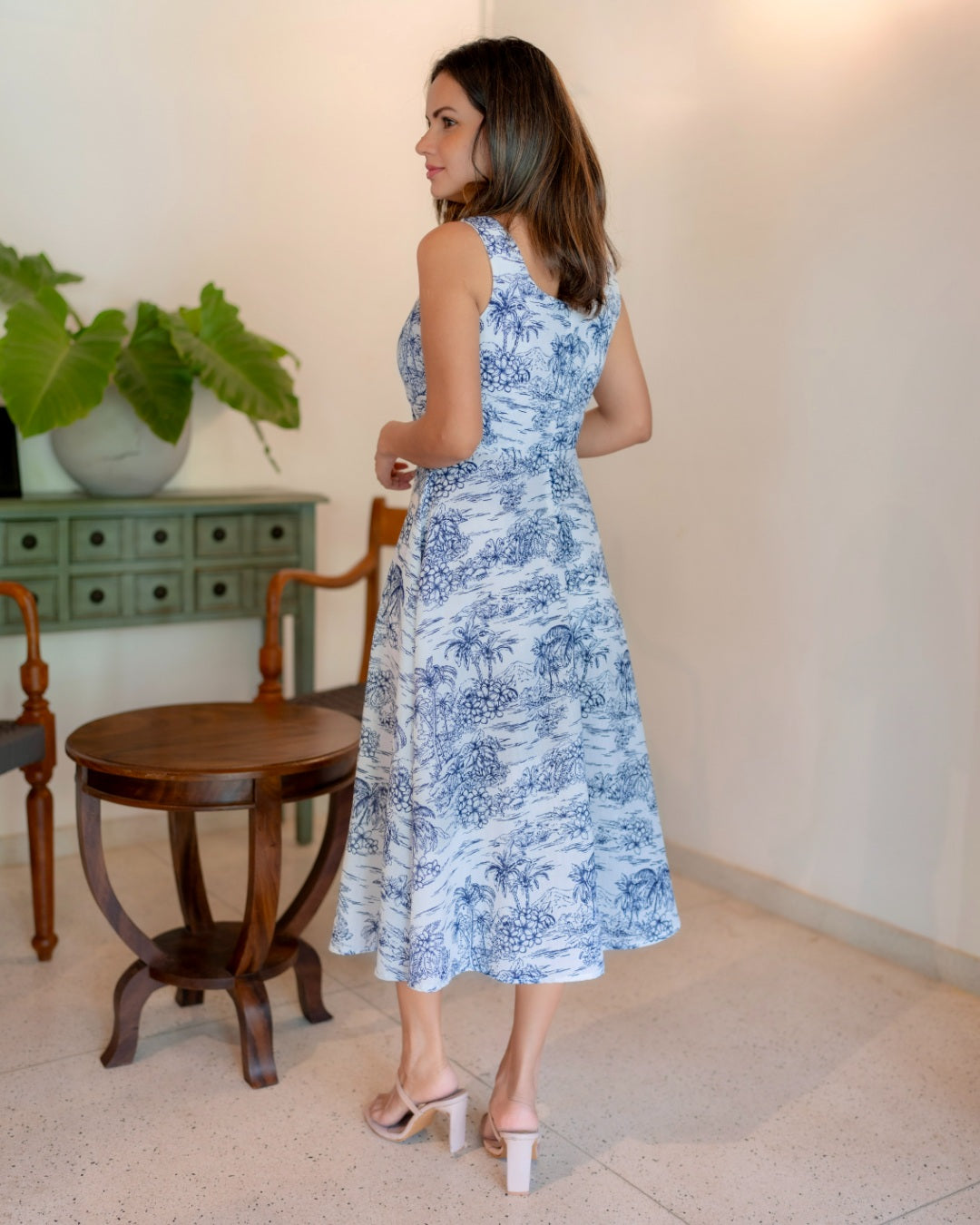 French Blue Bell Dress