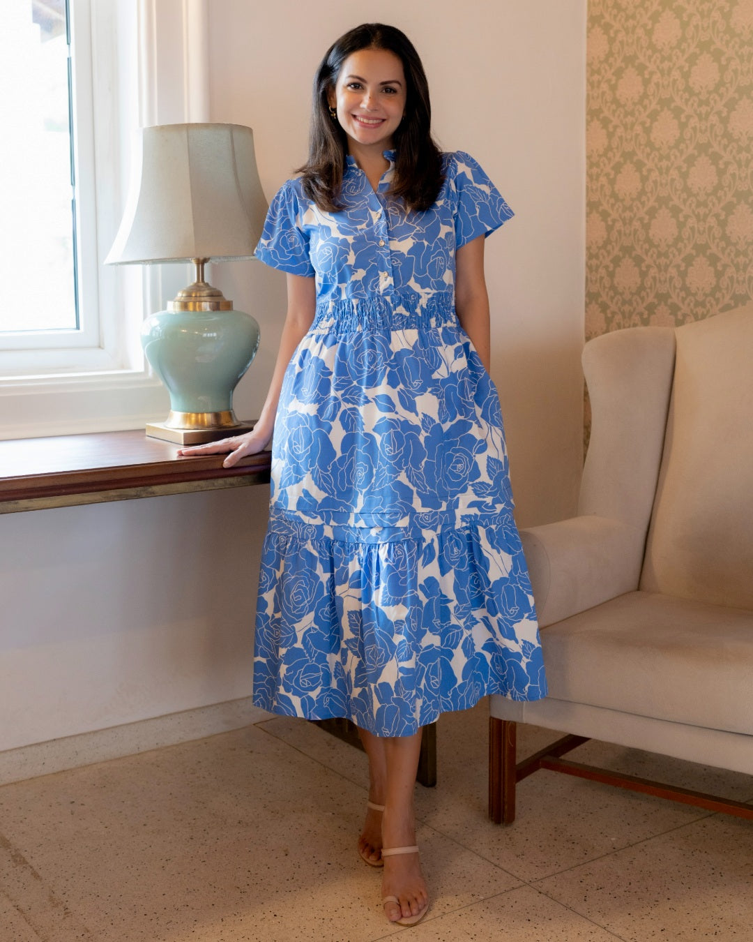 Blue Rose Dress