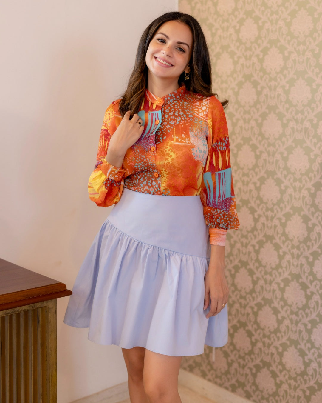 Sunset Coral Top