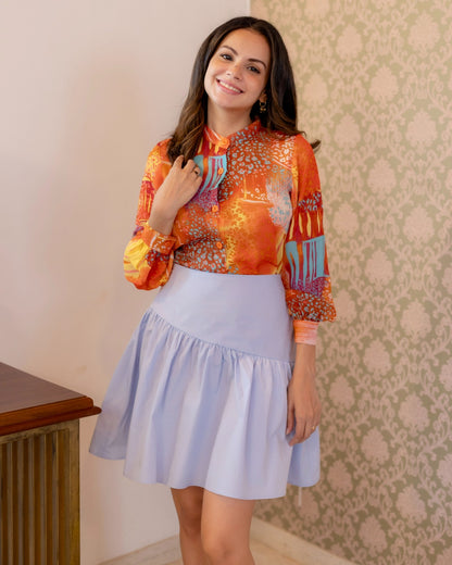 Sunset Coral Top