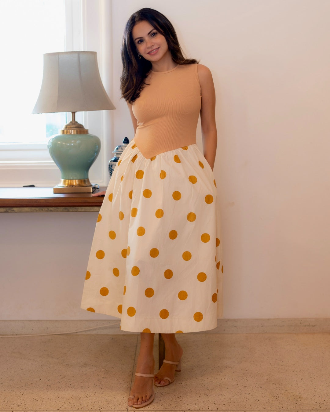 Honey Polka Dress