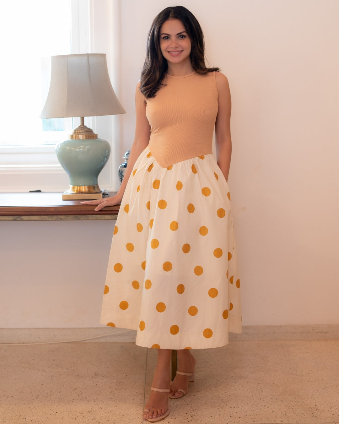 Honey Polka Dress
