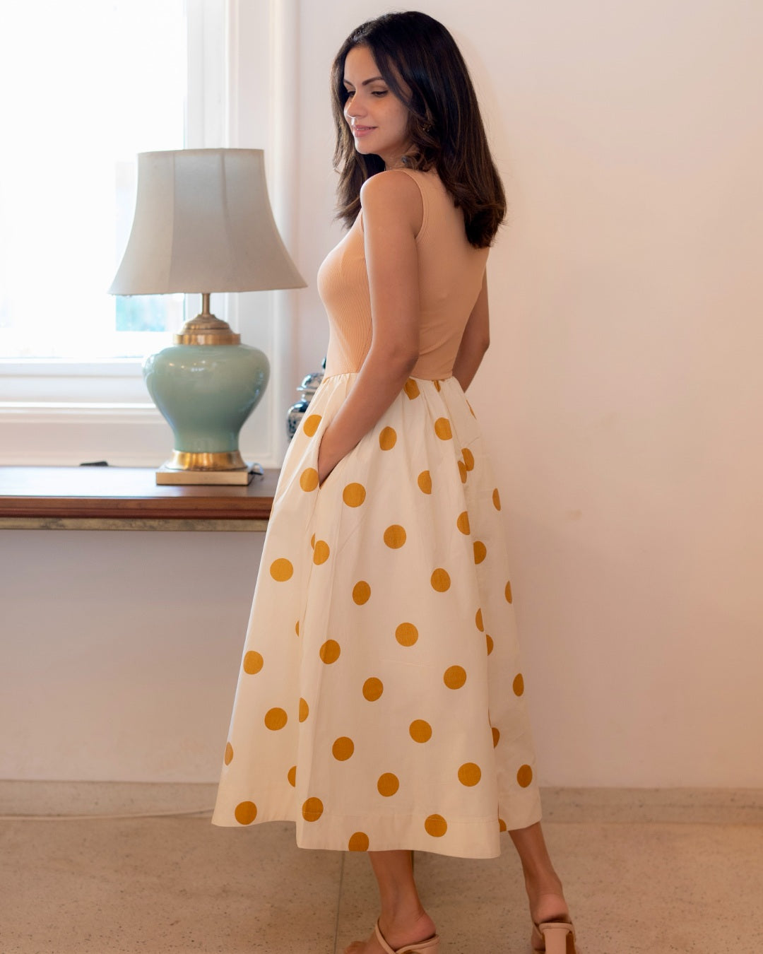Honey Polka Dress