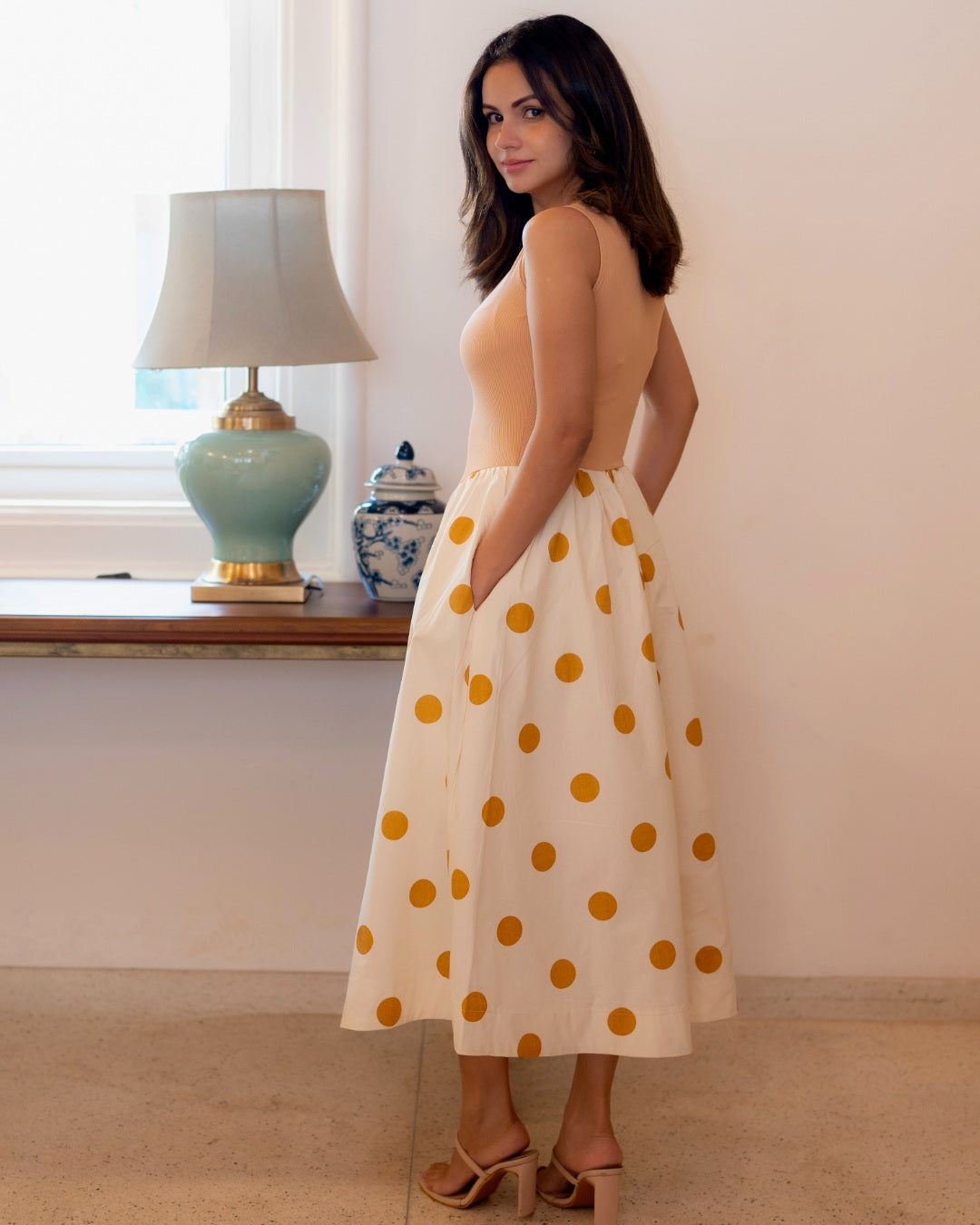Honey Polka Dress