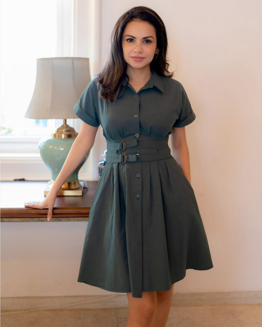 Willow Belted Short Dress