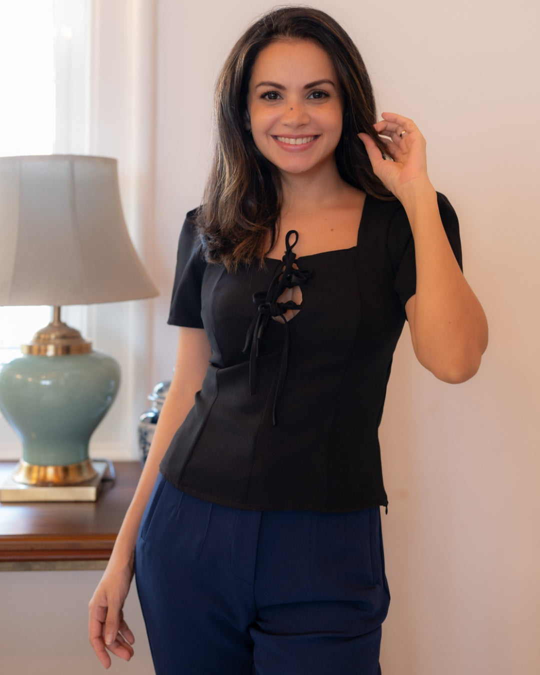 Noir Bow Top