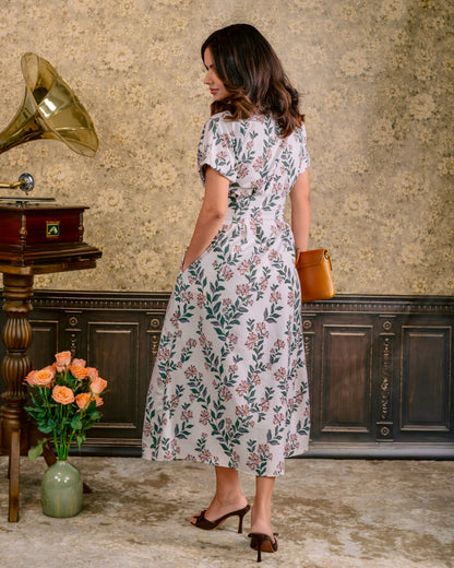 English Garden Belted Dress