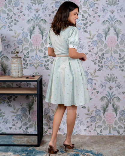 Sage Cottage Dress
