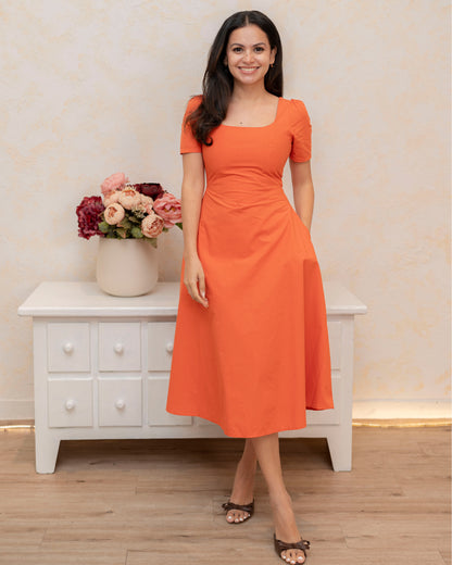Solara Dress - Orange