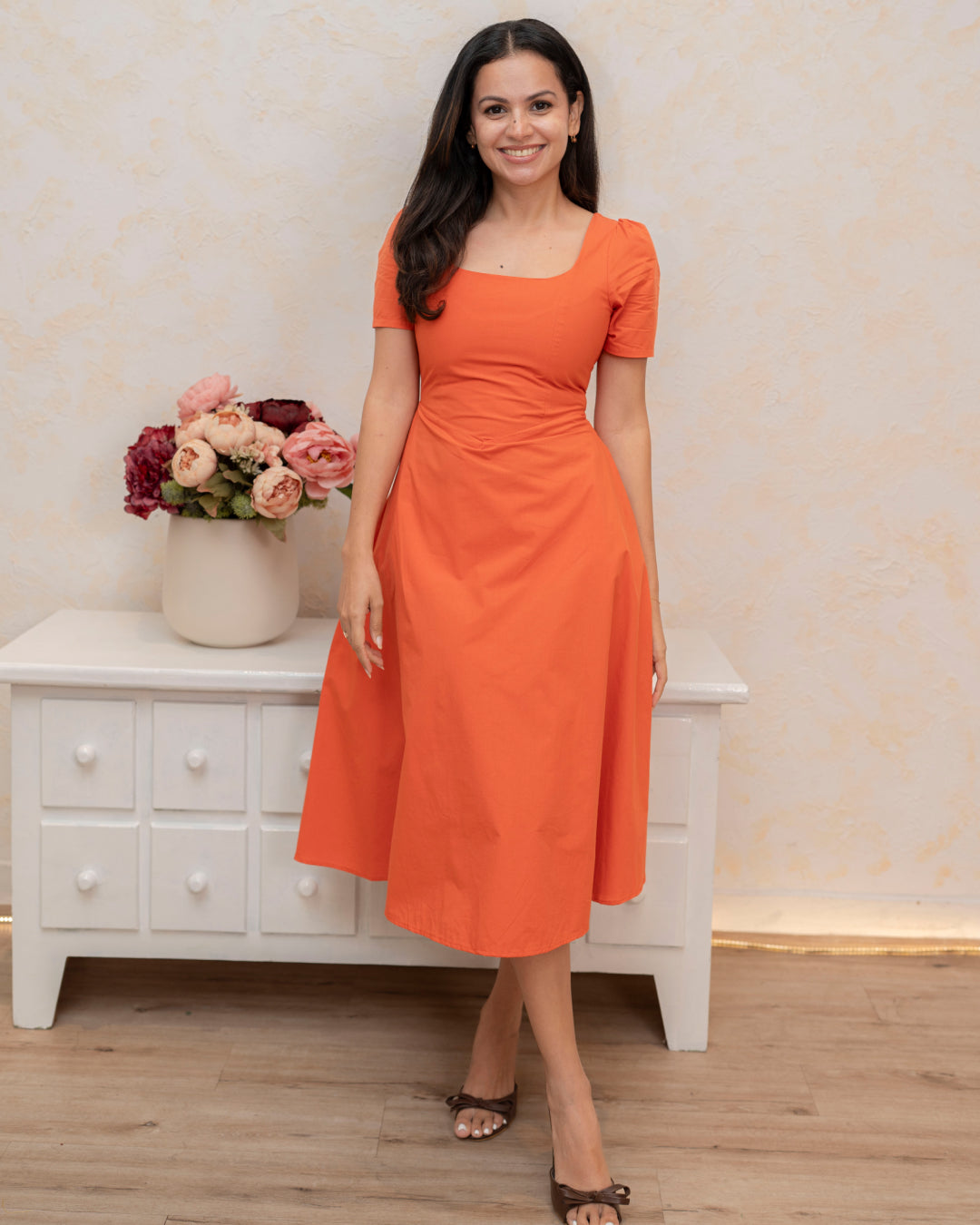Solara Dress - Orange