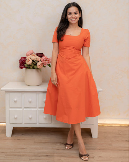 Solara Dress - Orange