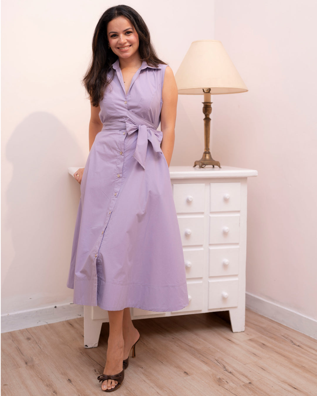 Florencia Dress - Purple