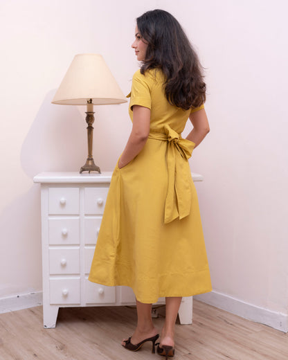 Alora Dress - Yellow