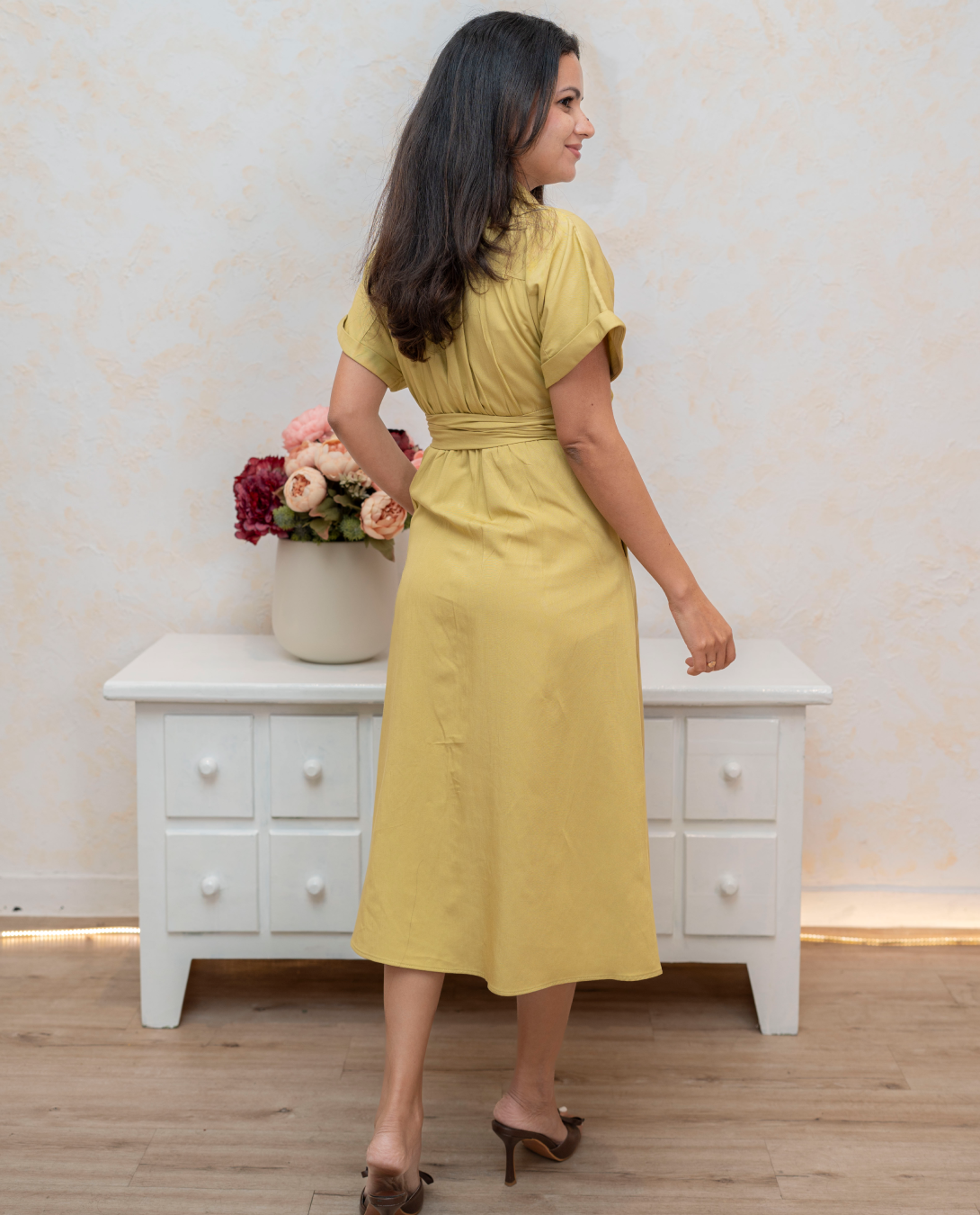 Emma Dress - Yellow