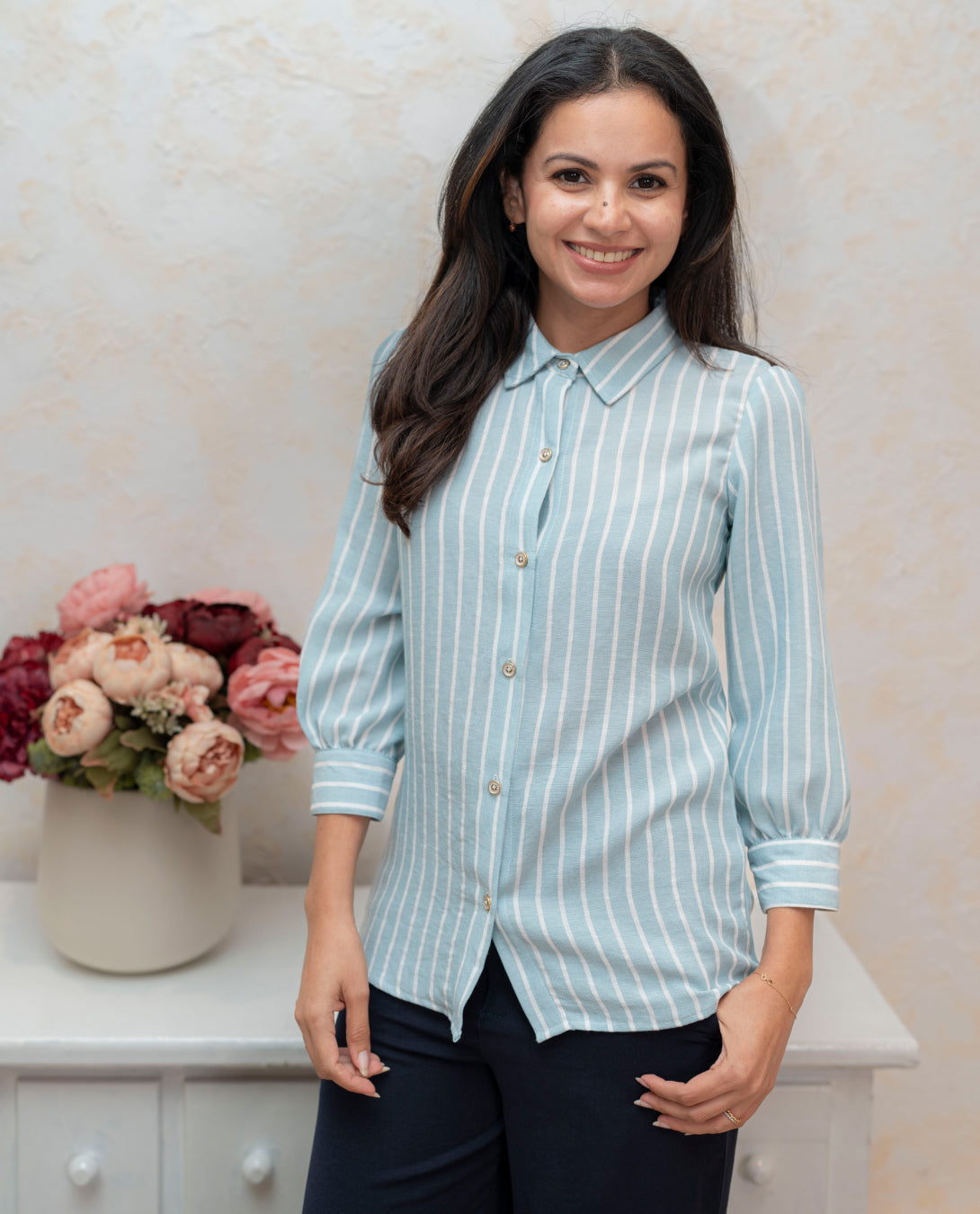 Clara Shirt - Sea Breeze