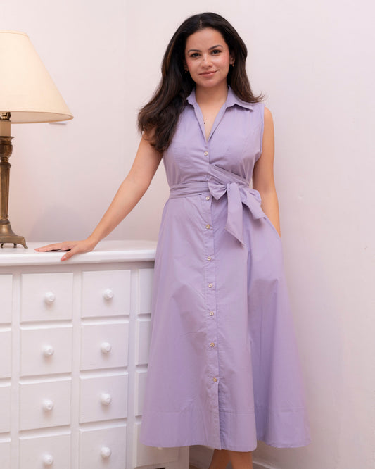 Florencia Dress - Purple