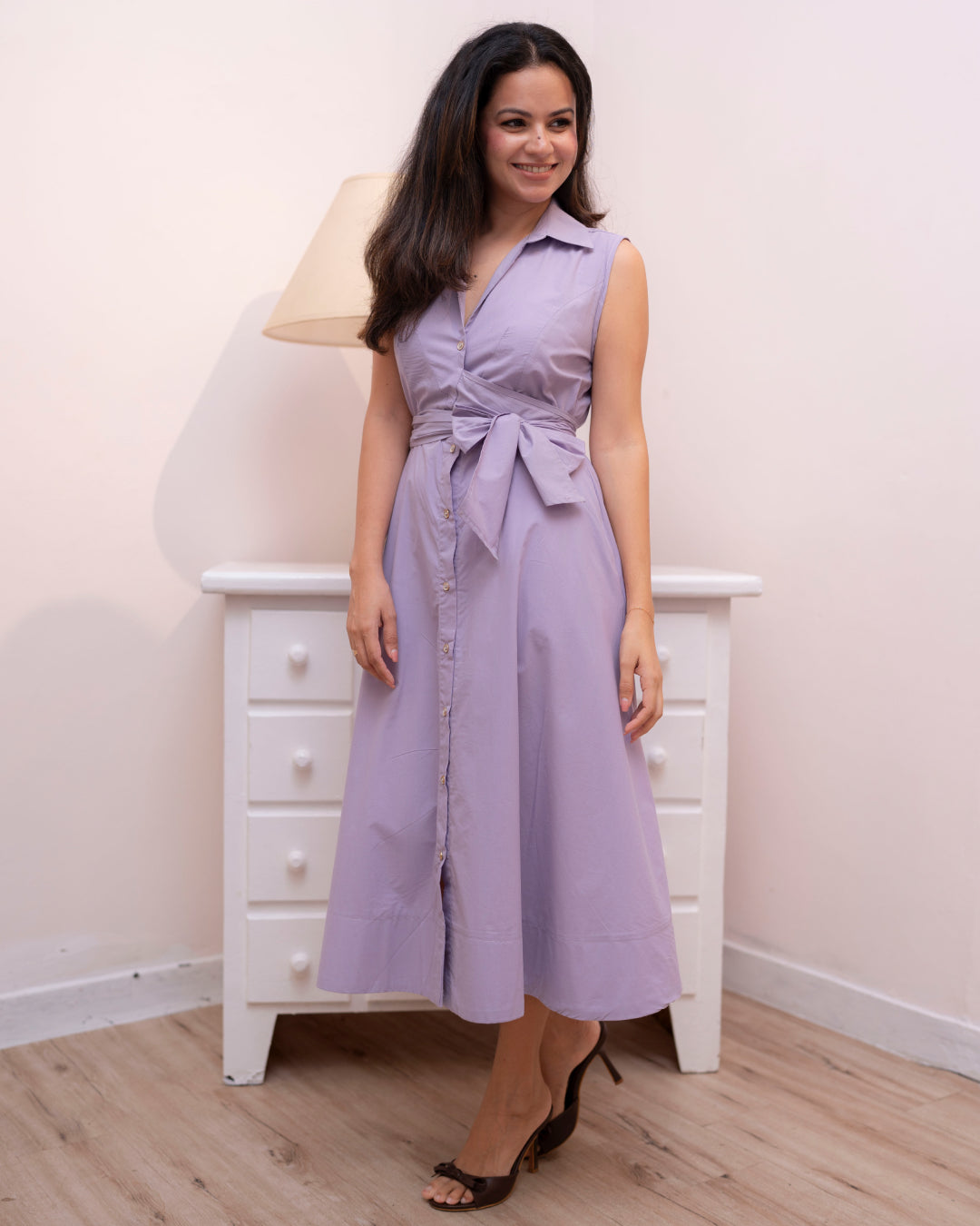 Florencia Dress - Purple