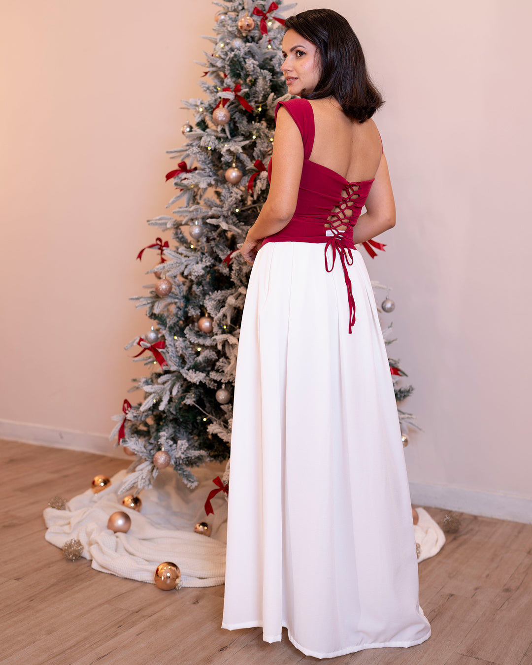 Crimson Corset - Cherry Red