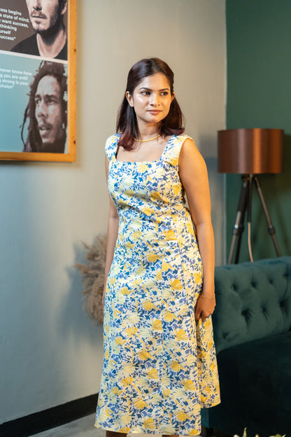 Sunlit Blossom Dress